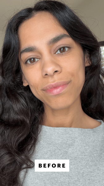 Shipin before applying the Summer Fridays Sheer Skin Tint