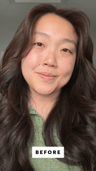 Lee before applying the I'm From Rice Glow Peel Off Mask